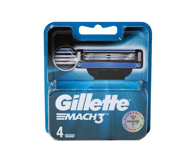 Rezerve pentru aparate de ras Gillette Mach3, 4 bucati