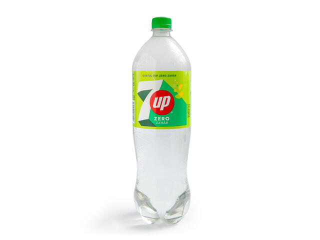 7UP Zero Zahar Lamaie si Lime, Pet, 1.25L