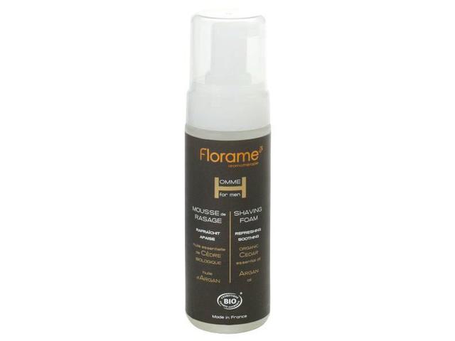 Spuma de ras barbati BIO 150ml, FLORAME