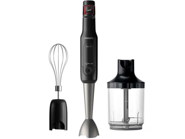 Mixer vertical HR2621/90 Philips, 800 W, Viteza variabila + Turbo, tel, tocator, Negru