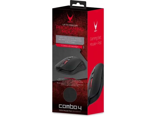 MOUSE VSETMPX6+MOUSEPAD VARR