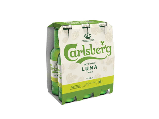 Bere blonda Carlsberg Luma, 6 x 0.33 l