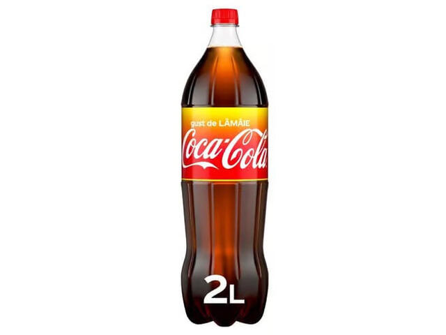 Bautura carbogazoasa Coca-Cola cu gust de lamaie, 2 l