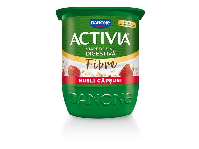 Iaurt cu capsuni si musli Activia 125 g Danone
