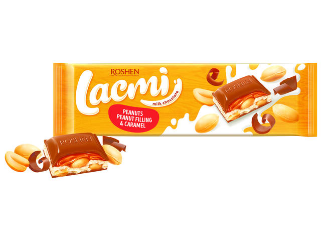 Lacmi Ciocolata cu arahide&caramel 295 g