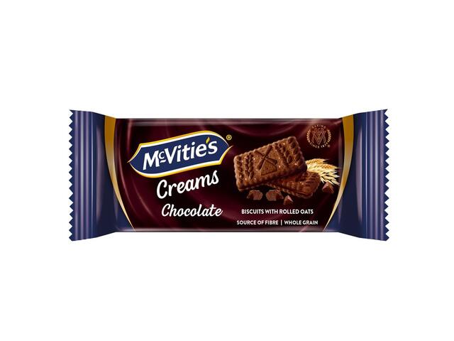McVitie's biscuiti cu cacao, fulgi de ovaz si crema de ciocolata neagra 87g
