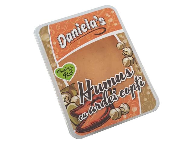 Daniela s humus cu ardei copti 250g