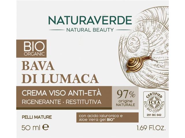 Crema Anti-Rid Cu Melc Si Aloe Bio Naturaverde 50 Ml