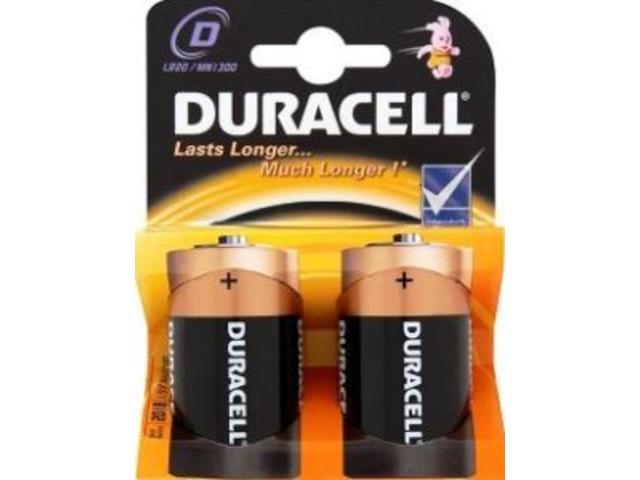 Baterii Alcaline D(LR20) 2 buc Duracell