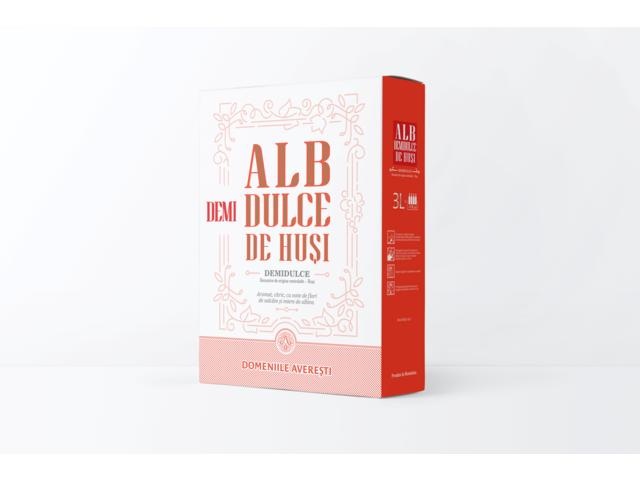 Vin Alb Demidulce De Husi Domeniile Averesti Bib 3l