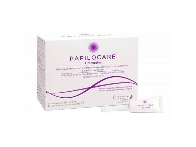 PAPILOCARE GEL VAGINAL 5ML X 21 CANULE
