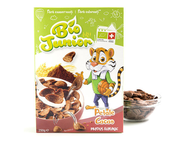 Cereale cu ciocolată BIO JUNIOR, 250 g