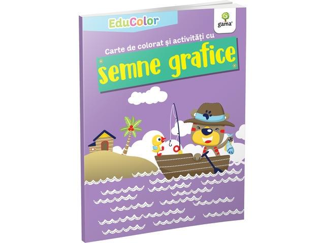 Carte de colorat si activitati cu semne grafice/EduColor