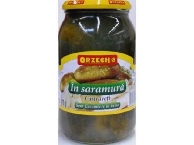 Castraveti in saramura 870g ORZECH