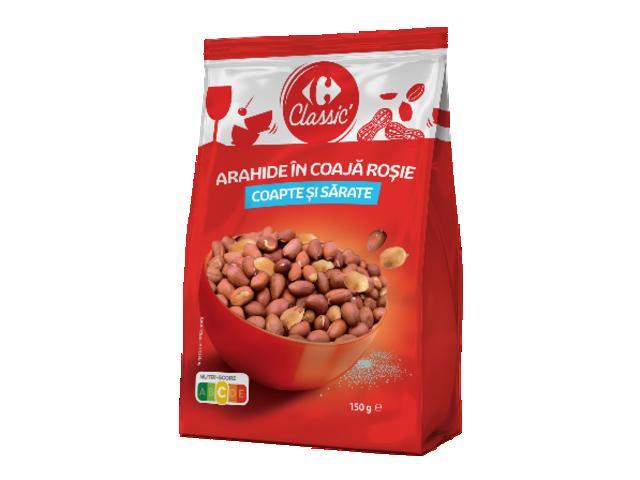 Arahide Coaja Coapte Sare 150G Carrefour Clasic