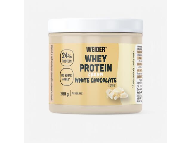 Cremă tartinabilă Whey Protein Cream Ciocolată Albă 250g