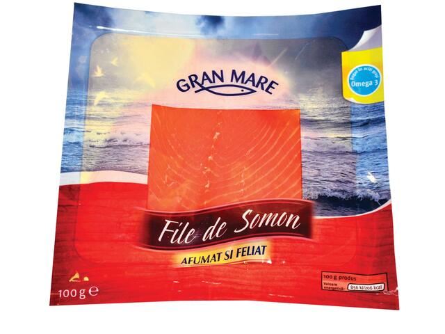 Gran Mare File de somon afumat si feliat 100 g