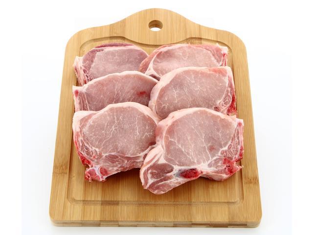 Cotlet de porc cu os feliat, per kg