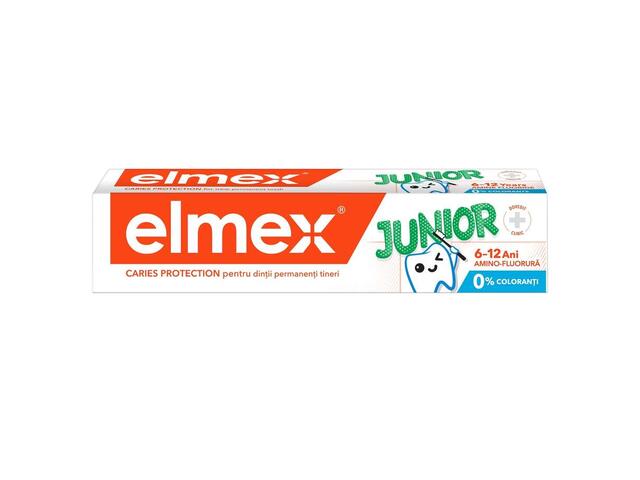 Elmex Pasta de dinti pentru copii Junior varsta 6-12 ani 75 ml