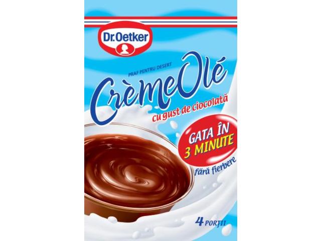 Dr. Oetker creme Ole praf pentru desert gust de ciocolata 80 g