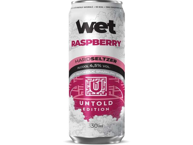 Wet Hard Seltzer Bautura alcoolica raspberry 0.33 L