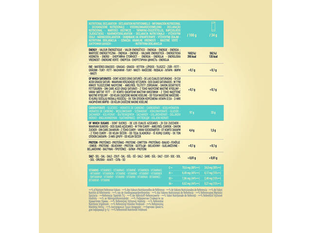 Pudră Băutură cu maltodextrină Lămâie 6X34G