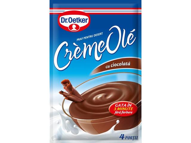 Dr. Oetker creme Ole praf pentru desert gust de ciocolata 80 g