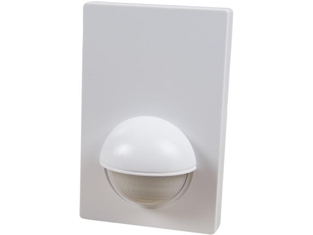 Senzor de miscare infrarosu plat, 180 grade, 1200 W, IP44, alb