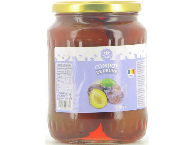 Compot de prune Carrefour 700 g