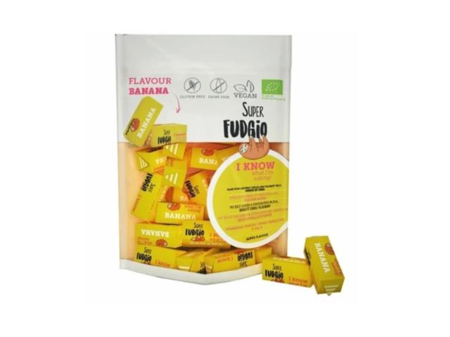 Caramele BIO - Aromă Banane- Fără gluten - Super Fudgio 150g