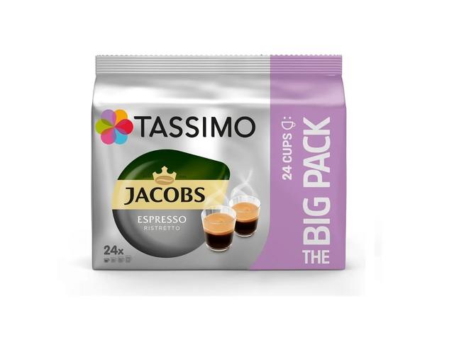 Cafea capsule Tassimo Jacobs Espresso Ristretto, 24 bauturi x 50 ml