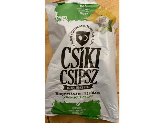 CSIKI CHIPS 250G HAGYMASAN/SMANTANA CEAPA