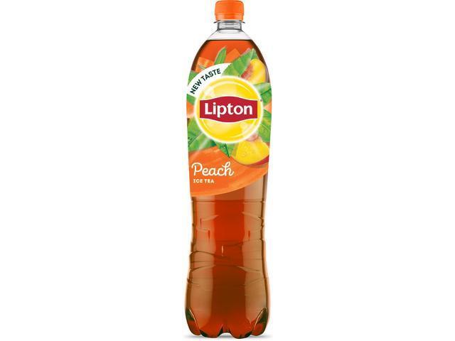 Lipton Ice Tea cu extract de ceai negru si suc de piersici, Pet, 1.5L