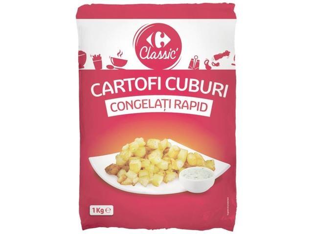 Cartofi cuburi Carrefour Classic 1kg