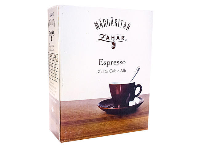 Zahar Cubic Alb Margaritar Espresso 500g