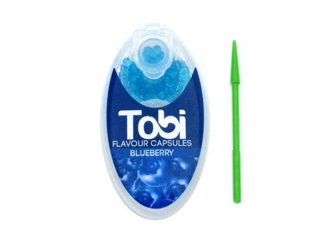 Set capsule aromatizante Tobi, Blueberry, 100 buc