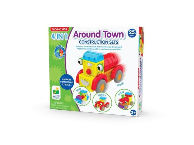 Set constructie Techno Kids 4 in 1 - In oras, The Learning Journey