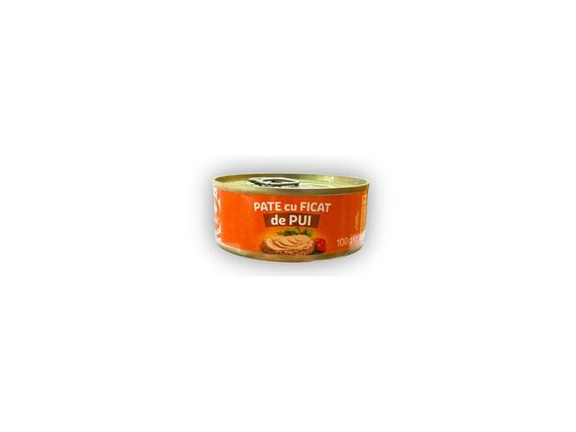 Pate Cu Ficat Pui 100G Carrefour Classic