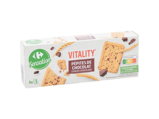 Biscuiti Cereale&Bucati Ciocolata 200G Carrefour