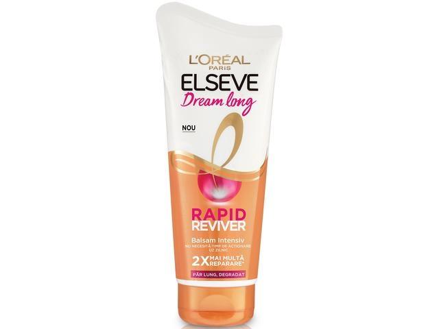 Balsam Intensiv Rapid Reviver, Elseve Dream Long, L'Oreal Paris, pentru parul lung, degradat, 180ML