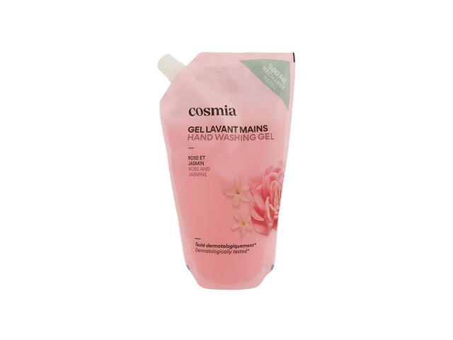 Rezerva sapun lichid cu parfum de trandafiri si iasomie Cosmia, 500 ml