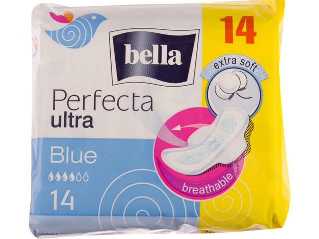 Bella Perfecta Ultra Blue absorbante igienice subtiri 14 bucati