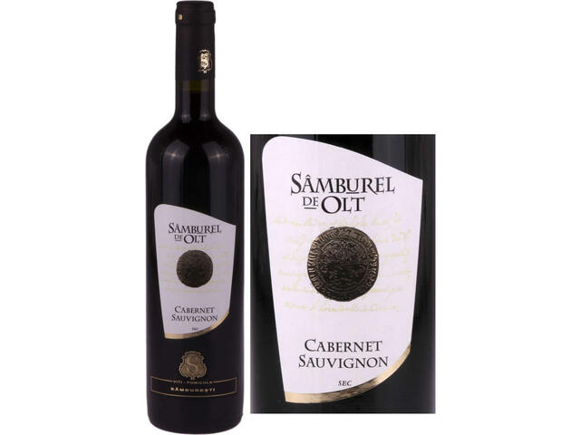 Samburel de Olt Cabernet Sauvignon vin rosu sec 11.5% alcool 0.75 l