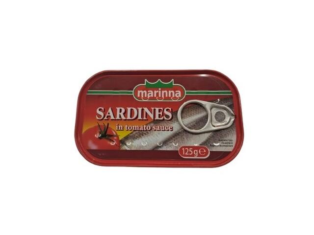 Marinna Sardine in sos tomat 125 g