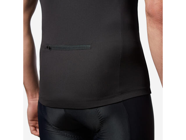 Tricou ciclism pe șosea Essential Negru Bărbațiundefined