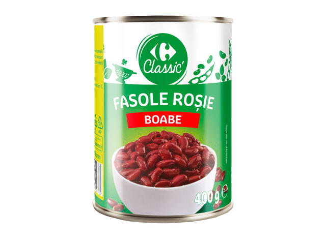 Fasole rosie boabe 400 g Carrefour