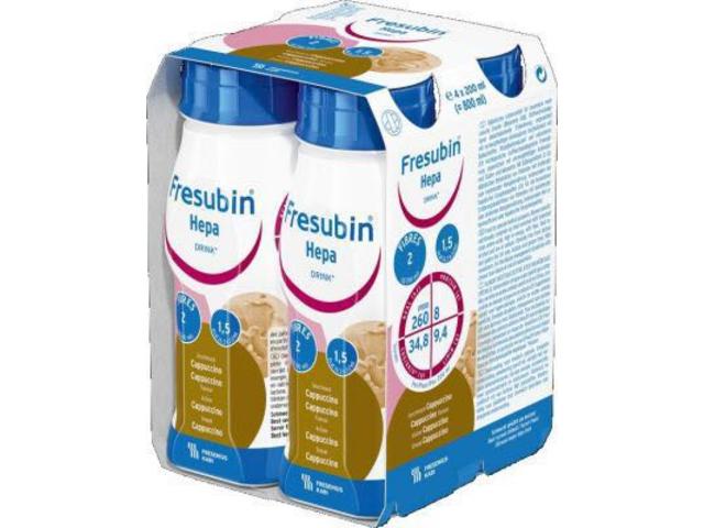 FRESUBIN HEPA DRINK CAPPUCCINO 4FLACOANE X 200 ML