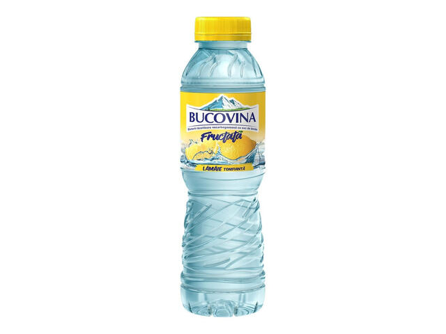 Apa fructata cu aroma de lamaie Bucovina, 0.5 l