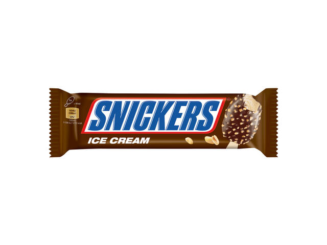 Snickers Ice Cream inghetata cu arahide si caramel moale cu glazura de cacao 73.5g