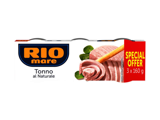 Rio Mare Ton suc natural 3x160g